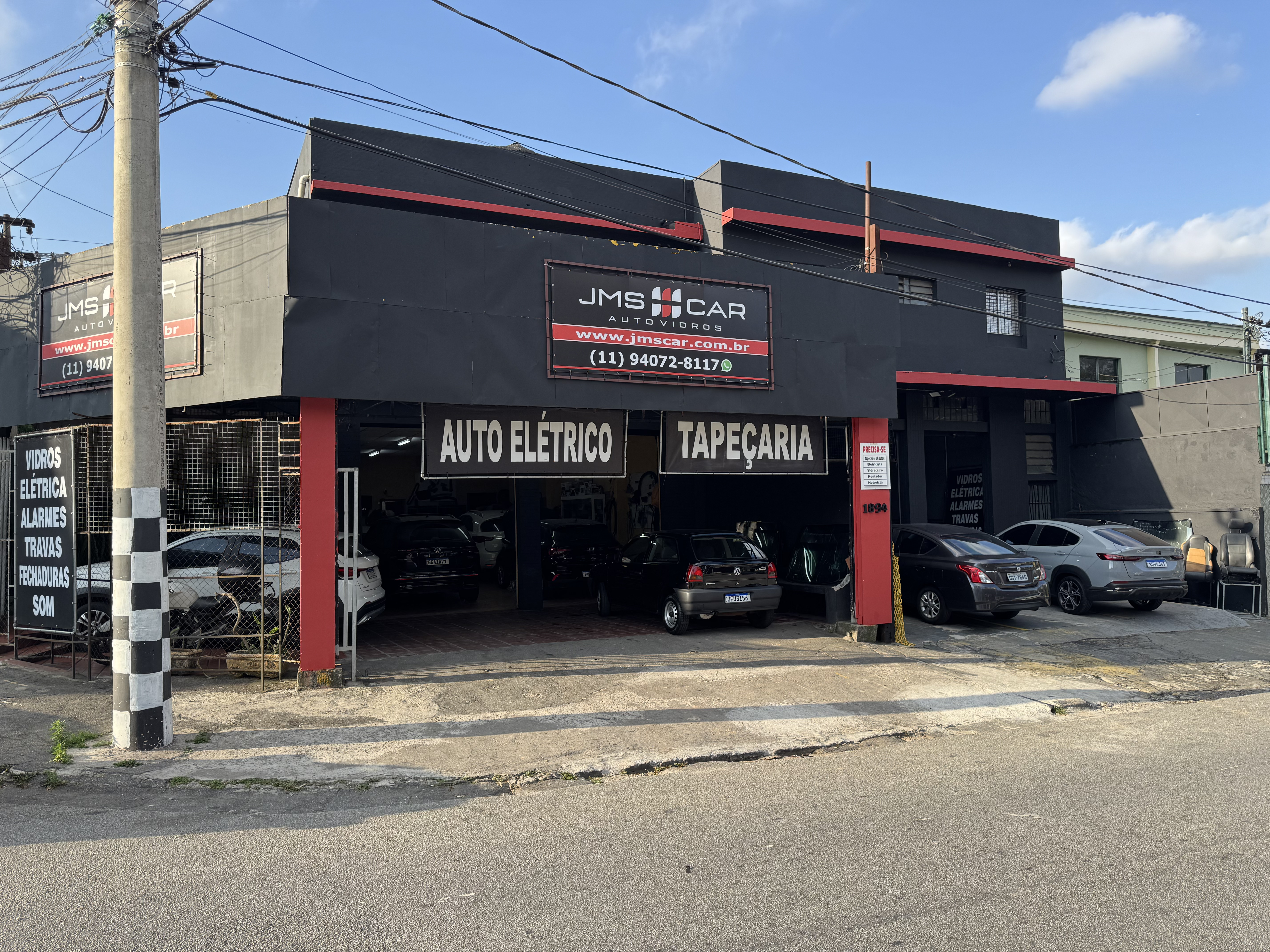Fachada da JMS Car Butantã